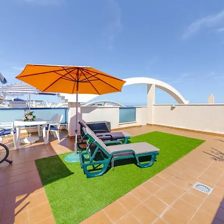 Penthouse Naomi With Two Terraces, Private Solarium, Sea View, Swimming Pool, With Underground Parking, Pets Allowed Dehesa de Campoamor (Orihuela Costa)